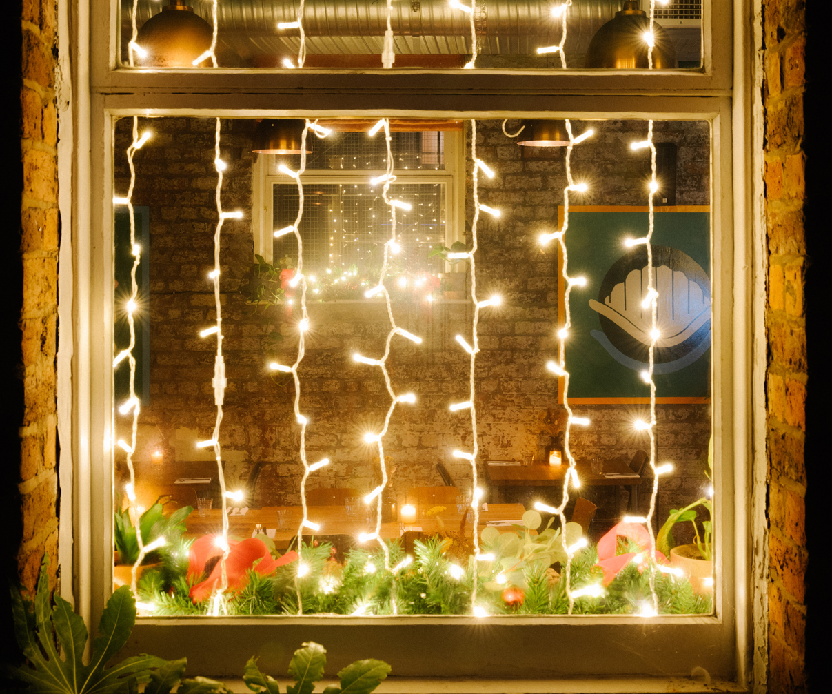 Christmas lights at Buyers Club